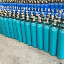 Vỏ chai chứa khí O2, N2, Argon và CO2